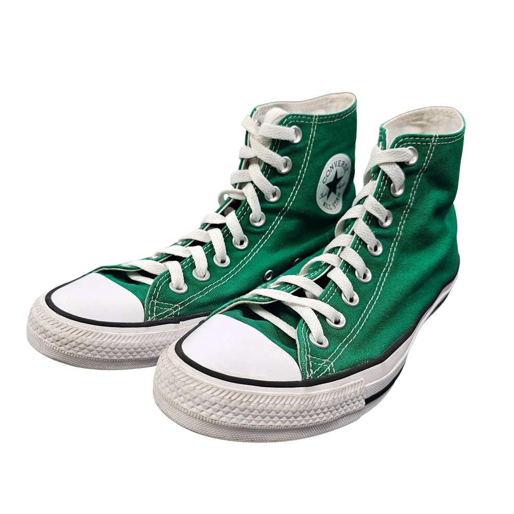 Converse Chuck Taylor All Star High Top Kelly Green Mens 7 Womens 9 164027F EUC